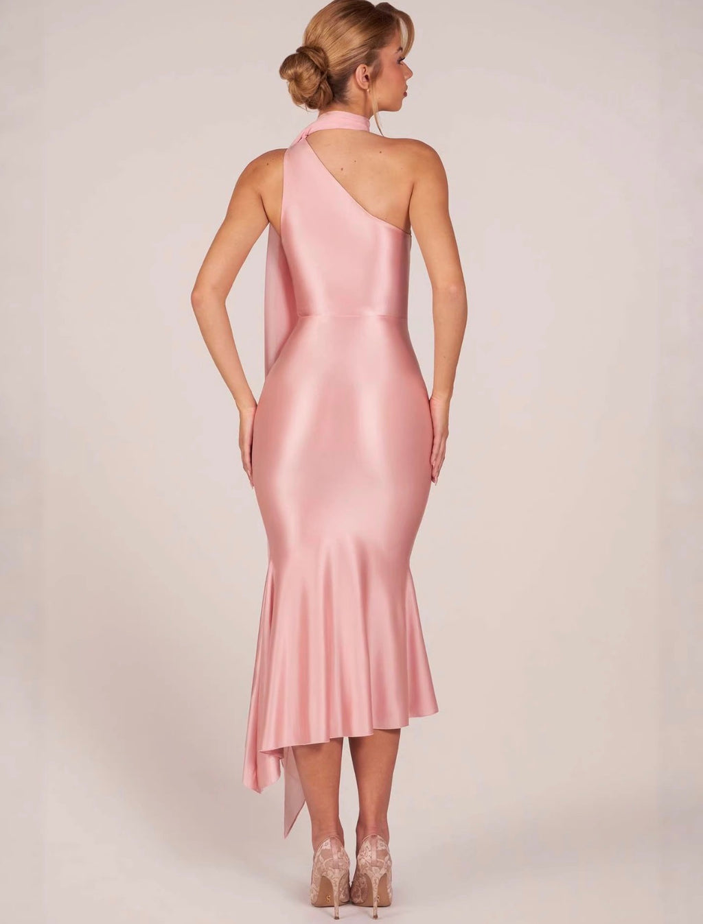 Bella Rosé midi dress
