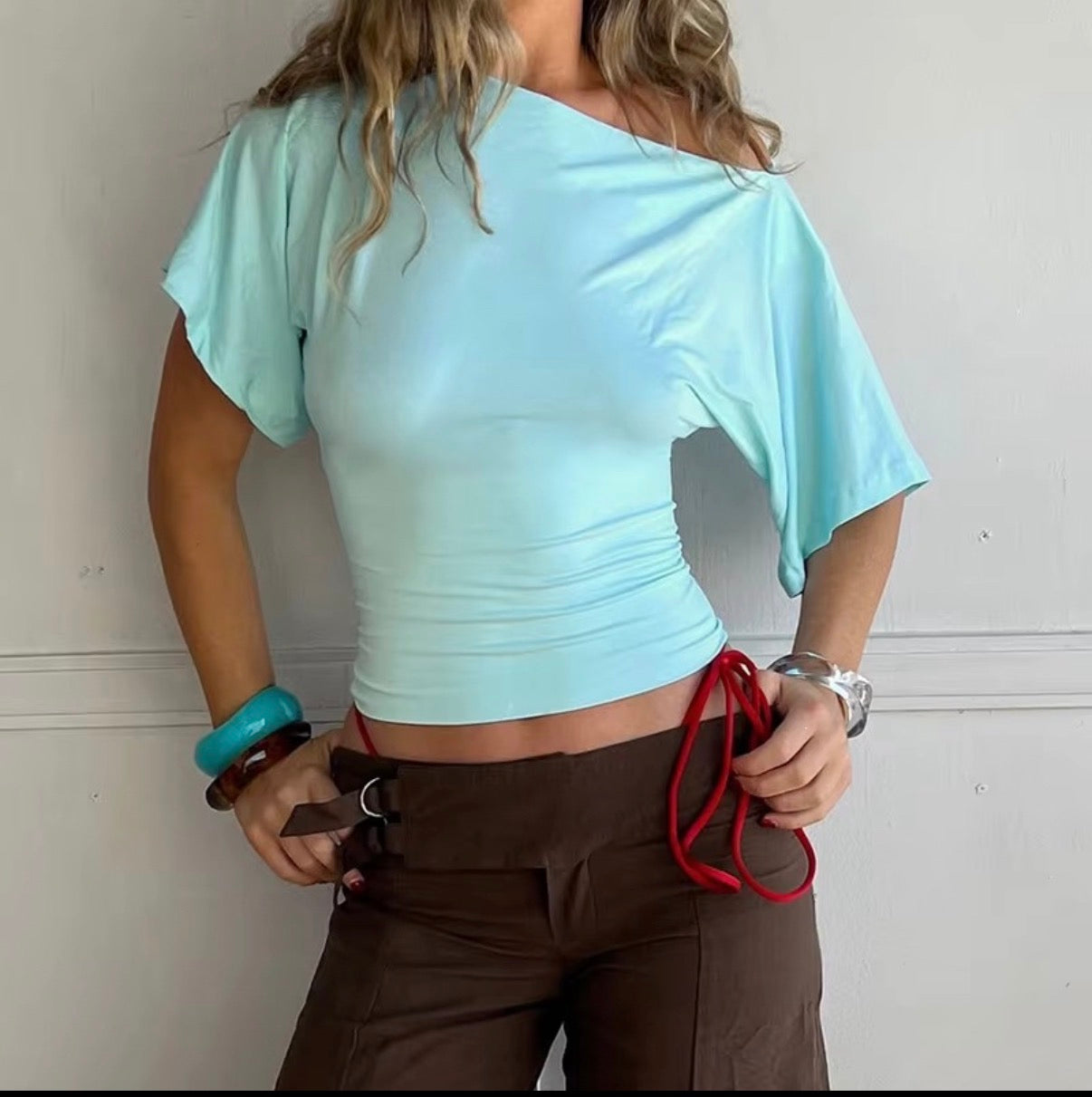 Bella Drape off the shoulder top