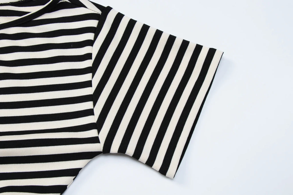 Rory Off-Shoulder Striped Twist Top
