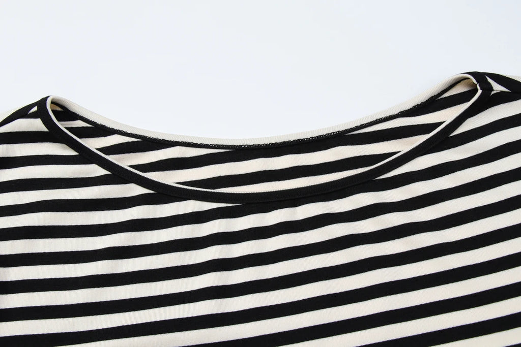 Rory Off-Shoulder Striped Twist Top