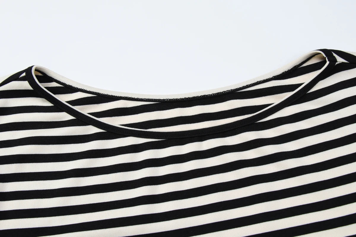 Rory Off-Shoulder Striped Twist Top