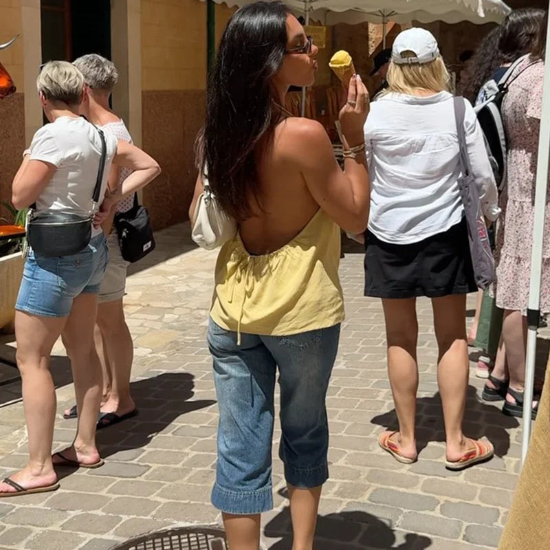 Sienna Butter Halter Top