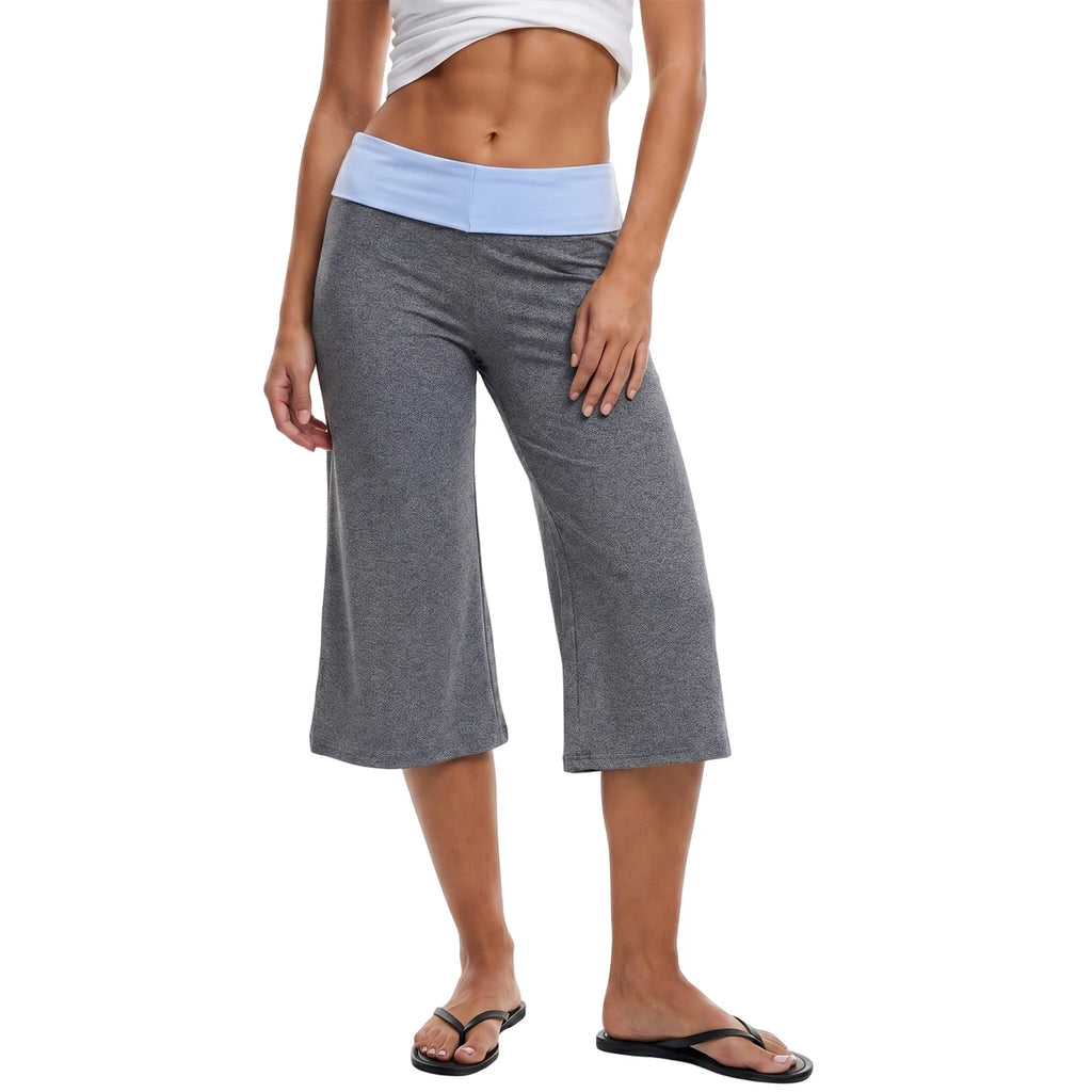 Rory Y2K Low-Rise Foldover Capri Pants
